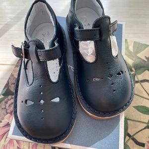 Jacadi Toddler Navy T Strap Shoes